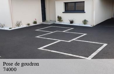 Pose de goudron