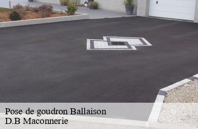 Pose de goudron  ballaison-74140 D.B Maconnerie