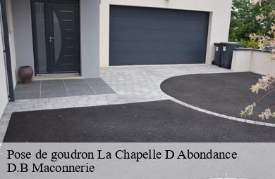 Pose de goudron