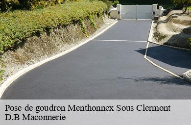 Pose de goudron