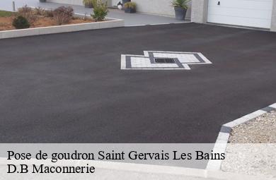 Pose de goudron  saint-gervais-les-bains-74170 D.B Maconnerie