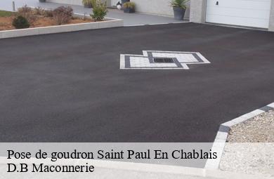 Pose de goudron  saint-paul-en-chablais-74500 D.B Maconnerie