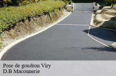Pose de goudron