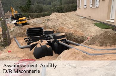 Assainissement   andilly-74350 D.B Maconnerie