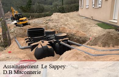 Assainissement   le-sappey-74350 D.B Maconnerie
