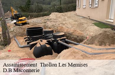 Assainissement   thollon-les-memises-74500 D.B Maconnerie