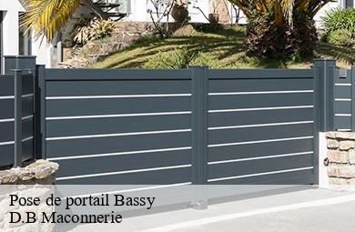 Pose de portail  bassy-74910 D.B Maconnerie