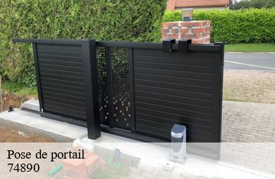 Pose de portail