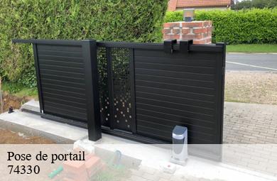 Pose de portail