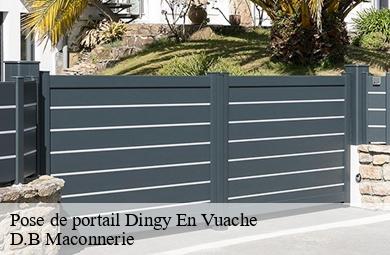 Pose de portail  dingy-en-vuache-74520 D.B Maconnerie