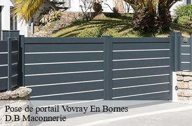 Pose de portail  vovray-en-bornes-74350 D.B Maconnerie