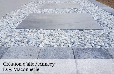 Création d'allée  annecy-74000 D.B Maconnerie