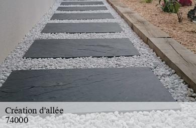 Création d'allée