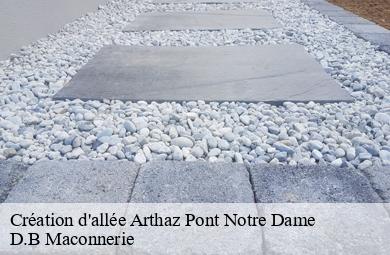 Création d'allée  arthaz-pont-notre-dame-74380 D.B Maconnerie