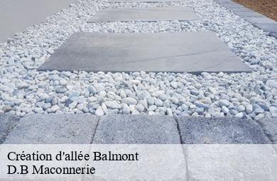 Création d'allée  balmont-74600 D.B Maconnerie