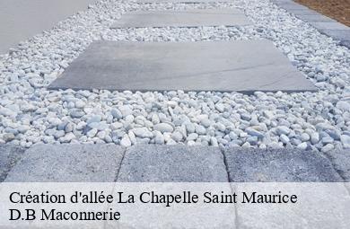 Création d'allée  la-chapelle-saint-maurice-74410 D.B Maconnerie