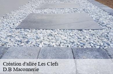Création d'allée  les-clefs-74230 D.B Maconnerie