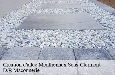 Création d'allée  menthonnex-sous-clermont-74270 D.B Maconnerie