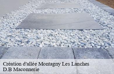 Création d'allée  montagny-les-lanches-74600 D.B Maconnerie