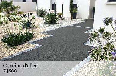 Création d'allée