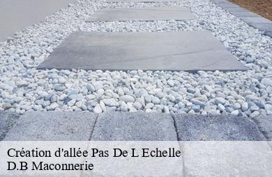 Création d'allée  pas-de-l-echelle-74100 D.B Maconnerie
