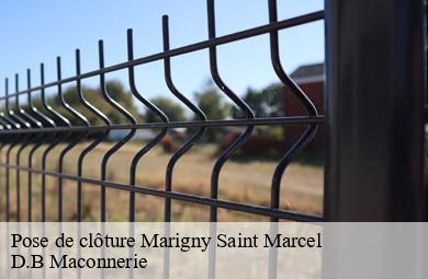 Pose de clôture  marigny-saint-marcel-74150 D.B Maconnerie