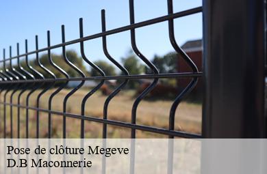 Pose de clôture  megeve-74120 D.B Maconnerie