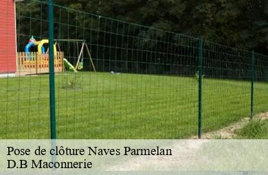 Pose de clôture