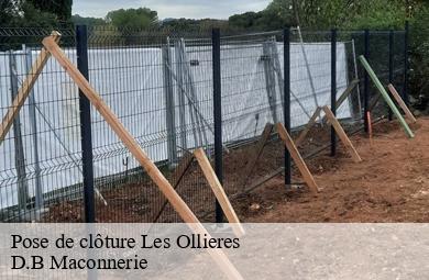 Pose de clôture