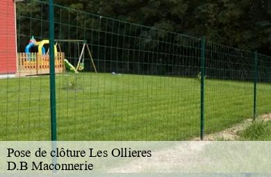 Pose de clôture
